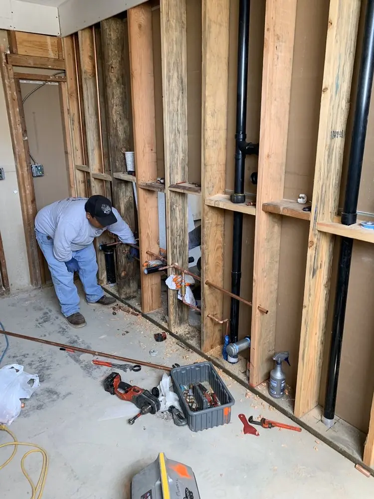 Commercial rough-in plumbing for Water Heater Replacement in Baileytown